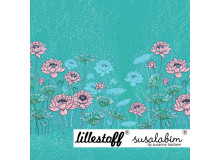 Bio Jersey Lillestoff - Panel Lotusblüte